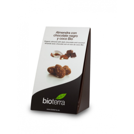 Almendra Bio con chocolate negro y coco 100g