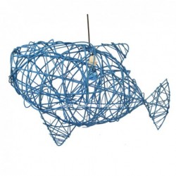 Lámpara pez azul